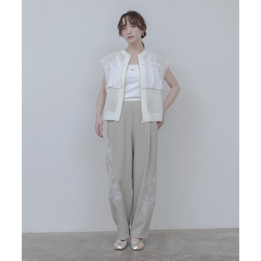 Eimee Law（エイミーロウ） ニットベスト 84708Z レディース フリル