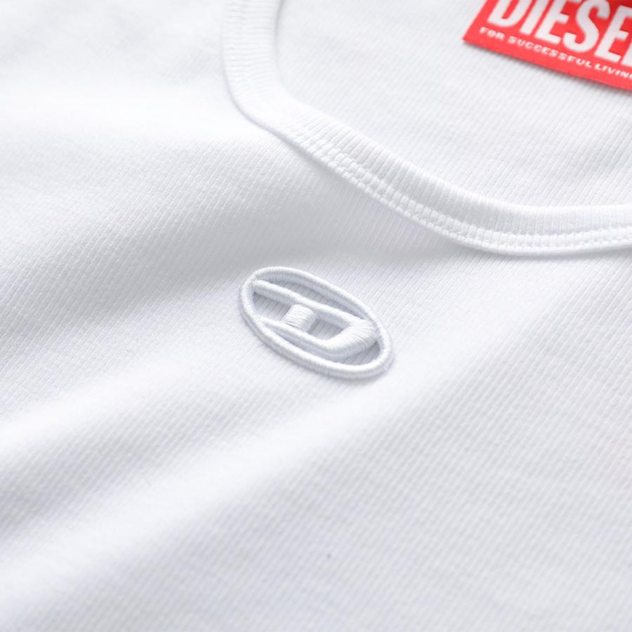 DIESEL ディーゼル Tシャツ T-BUNNY-TAIL-S1 A21197 0EJAI レディース 半袖 カットソー リブ オーバルD刺繍 クルーネック A211970EJAIの画像