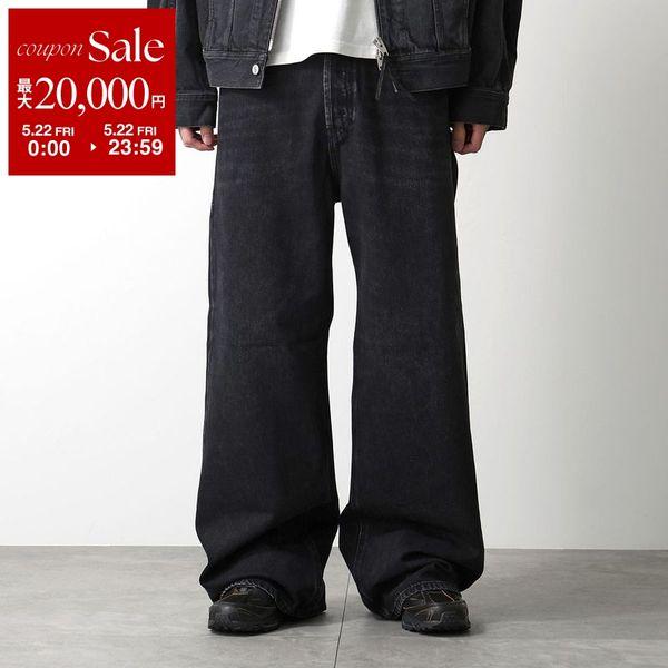 DIESEL ディーゼル ジーンズ D-RISE A06370 09P09 メンズ Relaxed Jeans ローウェスト ワイドレッグ デニムパンツ 02 BLACKの画像