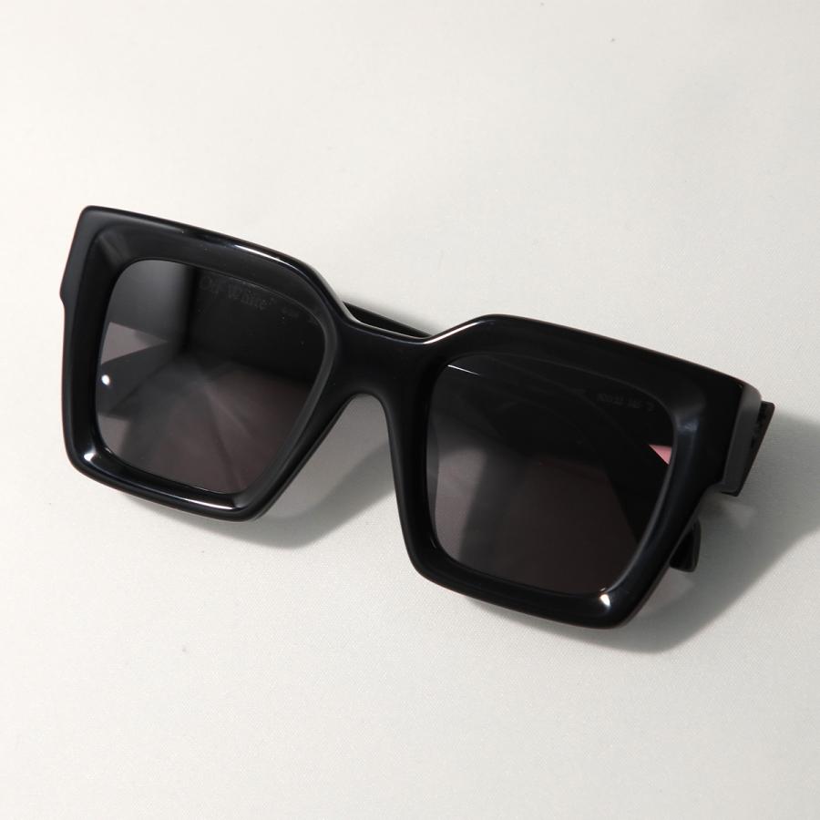 OFF-WHITE オフホワイト Virgil Rectangular Frame OW40014U ロゴフレームサングラス ブラック OFF-WHITE オフホワイト Virgil Rectangular Frame OW40014U ロゴ