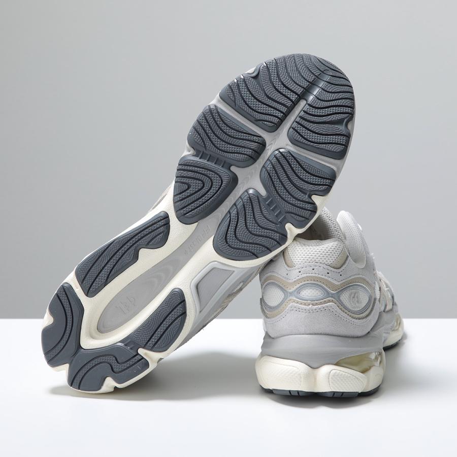 ASICS アシックス スニーカー GEL-NYC 2.0 ゲル 1203A895-100 メンズ ローカット スウェード メッシュ 4cm シューズ 靴 CREAM/CONCRETEの画像