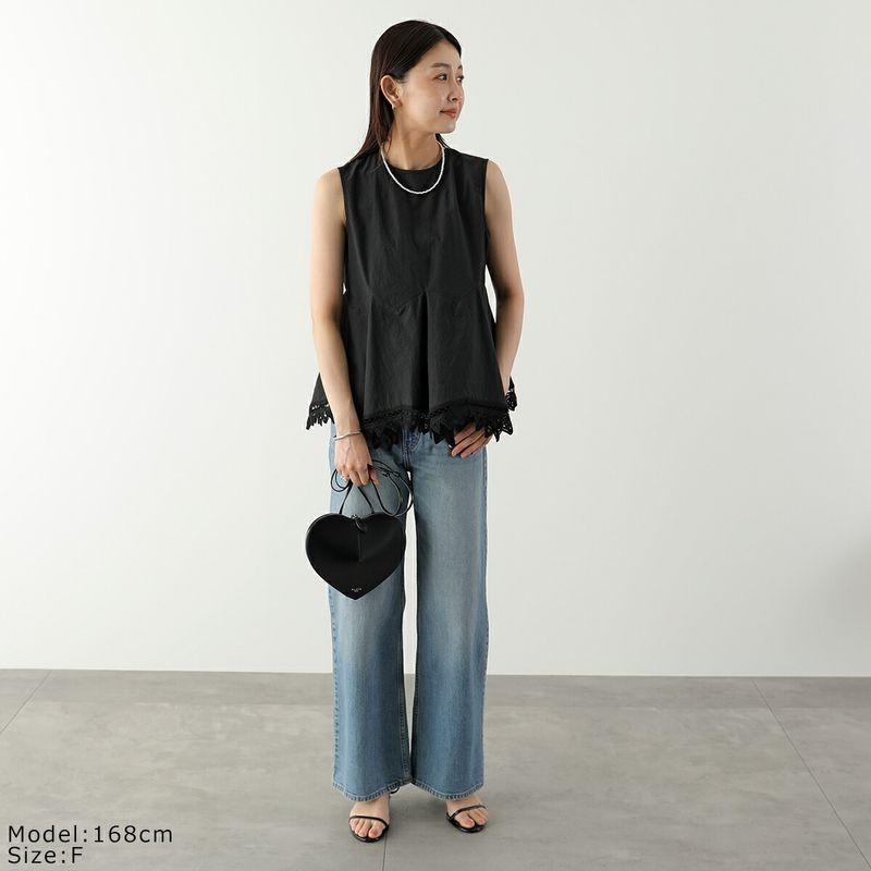 ビアズリー 袖レースシャツ &マリリンムーン ブラウス2点おまとめ Marilyn Moon（マリリンムーン） ブラウス 2way handkerchief hem