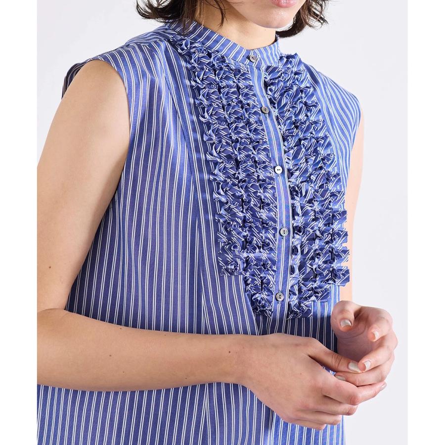 Marilyn Moon（マリリンムーン） ブラウス modern tuck frill flare