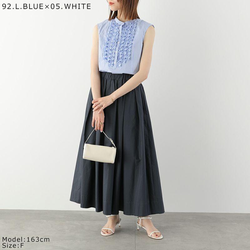 Marilyn Moon（マリリンムーン） ブラウス modern tuck frill flare