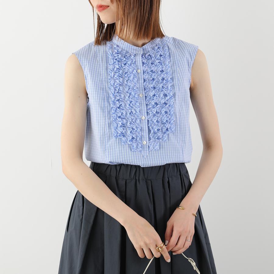 Marilyn Moon（マリリンムーン） ブラウス modern tuck frill flare