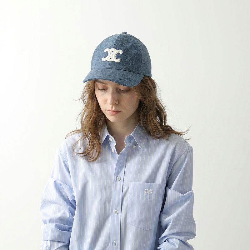 CELINE（セリーヌ） キャップ TRIOMPHE トリオンフ 2AUT6930F.07DU