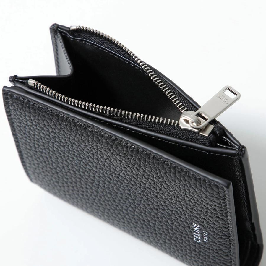 【美品】 セリーヌ 10E493 グレー コンパクトウォレット 二つ折り財布 CELINE（セリーヌ） 二つ折り財布 10E493GTH.38SI メンズ コンパクト