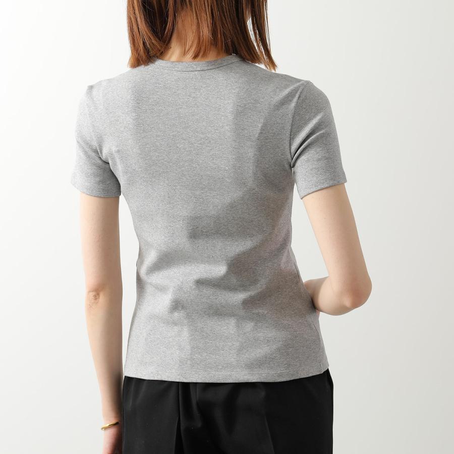CELINE セリーヌ Tシャツ RX0M43O24.09MB レディース トリオンフ 刺繍 ロゴ クルーネック カットソー 半袖 グレーの画像