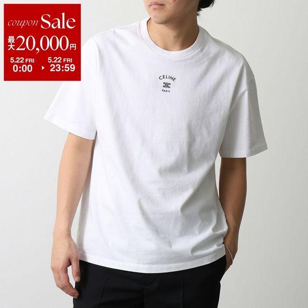 CELINE（セリーヌ） Tシャツ RX0LA1242.01OK メンズ トリオンフ ロゴ
