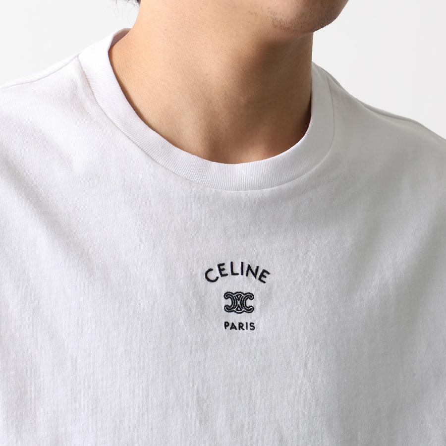 CELINE セリーヌ 半袖Tシャツ セリーヌ CELINE CELINE Tシャツ RX02R507Z 半袖 カットソー （01QF