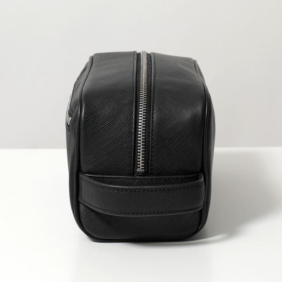 Polo Ralph Lauren ポロラルフローレン クラッチバッグ wash bag 405931676 メンズ セカンドバッグ レザー 鞄 001/BLACKの画像