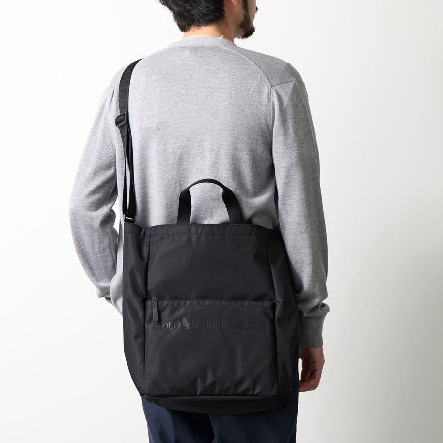 希少・美品✨ラルフローレン 2WAY ビジネストートバッグ RLロゴ ナイロン POLO RALPH LAUREN（ポロ・ラルフローレン） トートバッグ MODERN TOTE