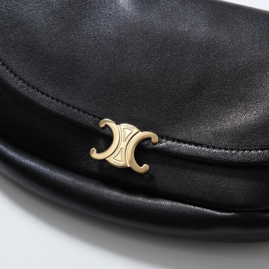 CELINE セリーヌ マカダム トリオンフ ハーフムーン ハンドバッグ CELINE（セリーヌ） ハンドバッグ LITTLE HALFMOON SOFT TRIOMPHE