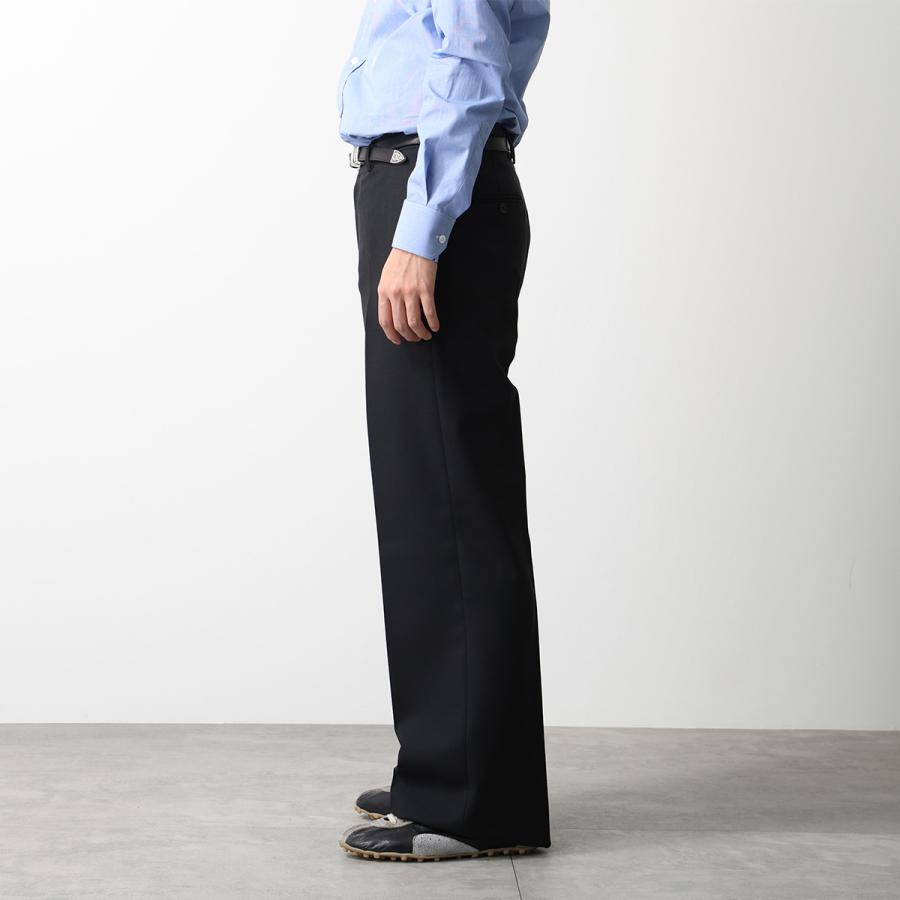 CELINE セリーヌ スラックス RP0EY947C.38NO メンズ イーサン パンツ ウール モヘア ストレートレッグ BLACKの画像