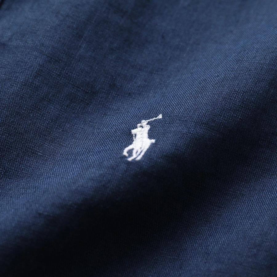 Polo Ralph Lauren ポロラルフローレン シャツ 710966294 メンズ クラシック フィット リネン 長袖 ポニー刺繍の画像