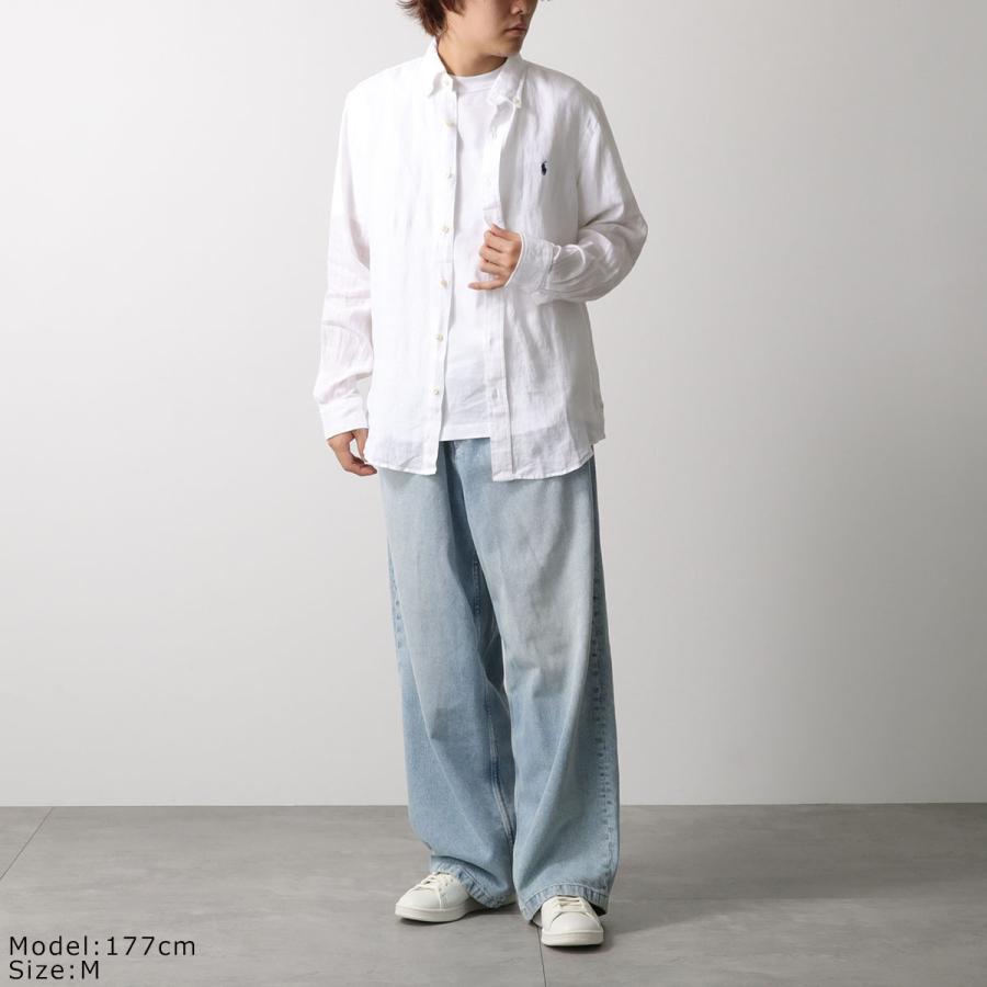 Polo Ralph Lauren ポロラルフローレン シャツ 710966294 メンズ クラシック フィット リネン 長袖 ポニー刺繍の画像