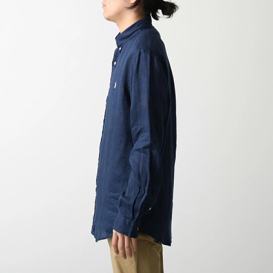 Polo Ralph Lauren ポロラルフローレン シャツ 710966294 メンズ クラシック フィット リネン 長袖 ポニー刺繍の画像