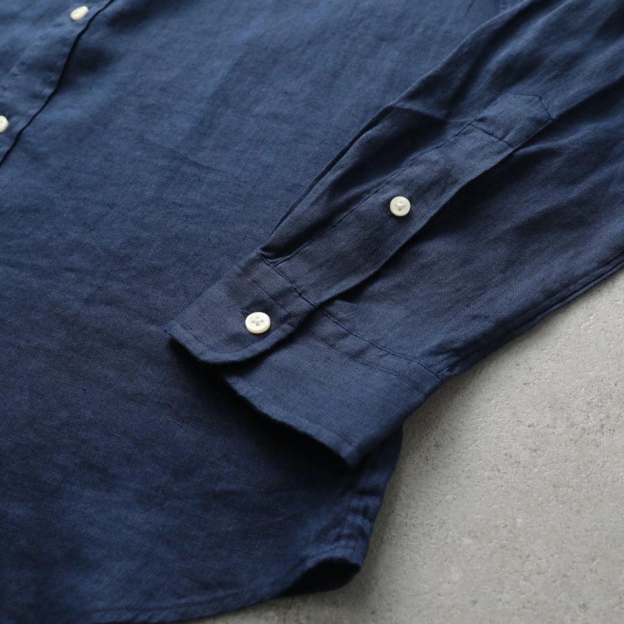 Polo Ralph Lauren ポロラルフローレン シャツ 710966294 メンズ クラシック フィット リネン 長袖 ポニー刺繍の画像