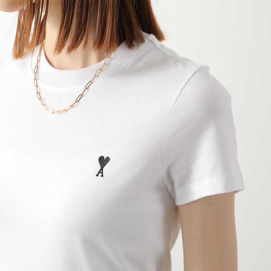 アミ アレクサンドル マテュッシ Tシャツ カットソー ハート エンボスロゴ AMI Alexandre Mattiussi 並行輸入品 アミ パリス Tシャツ 半袖 ユニ