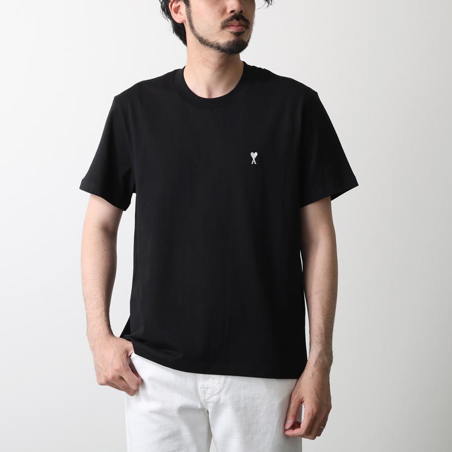 アミパリス　Tシャッ半袖　ブラック AMI Alexandre Mattiussi ami paris アミパリス 半袖 Tシャツ AMI DE