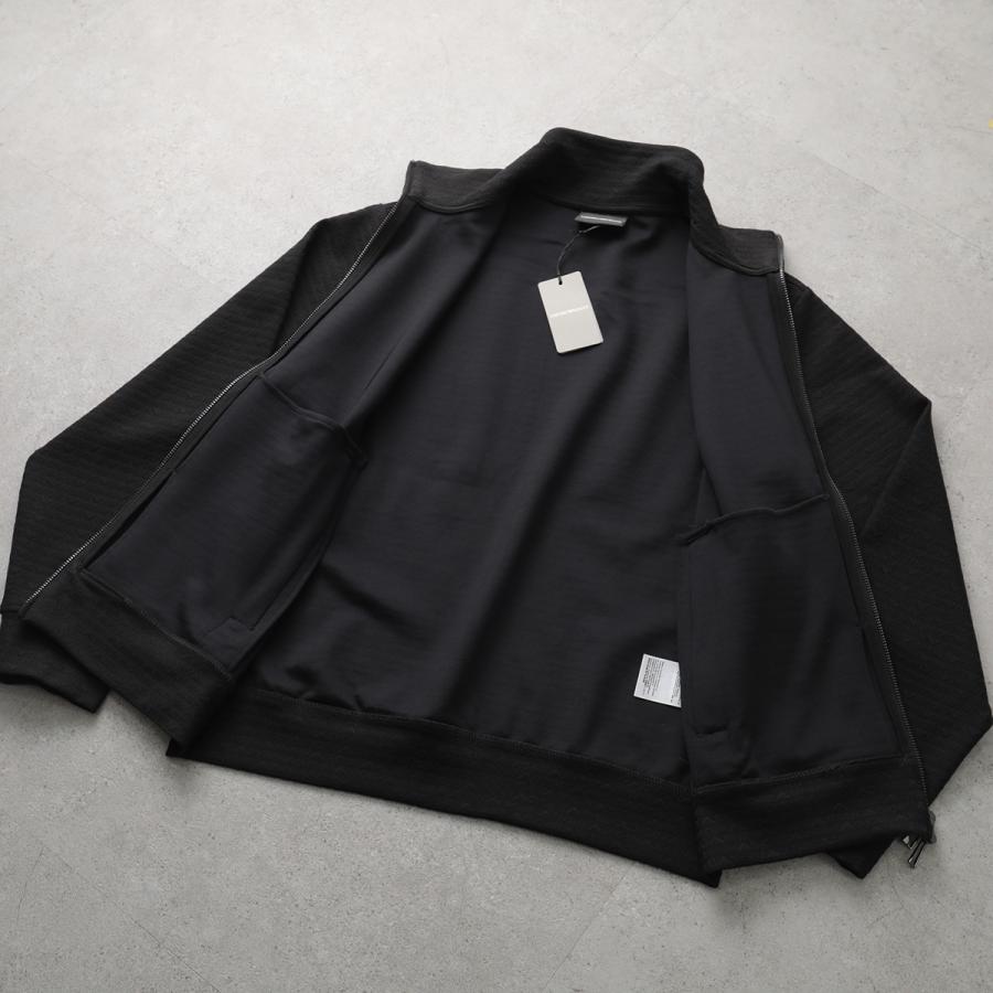 美品！エンポリオアルマーニ ベロア フードジャケット ブラック S ゆったりめ EMPORIO ARMANI エンポリオアルマーニ ブルゾン アウター メンズ