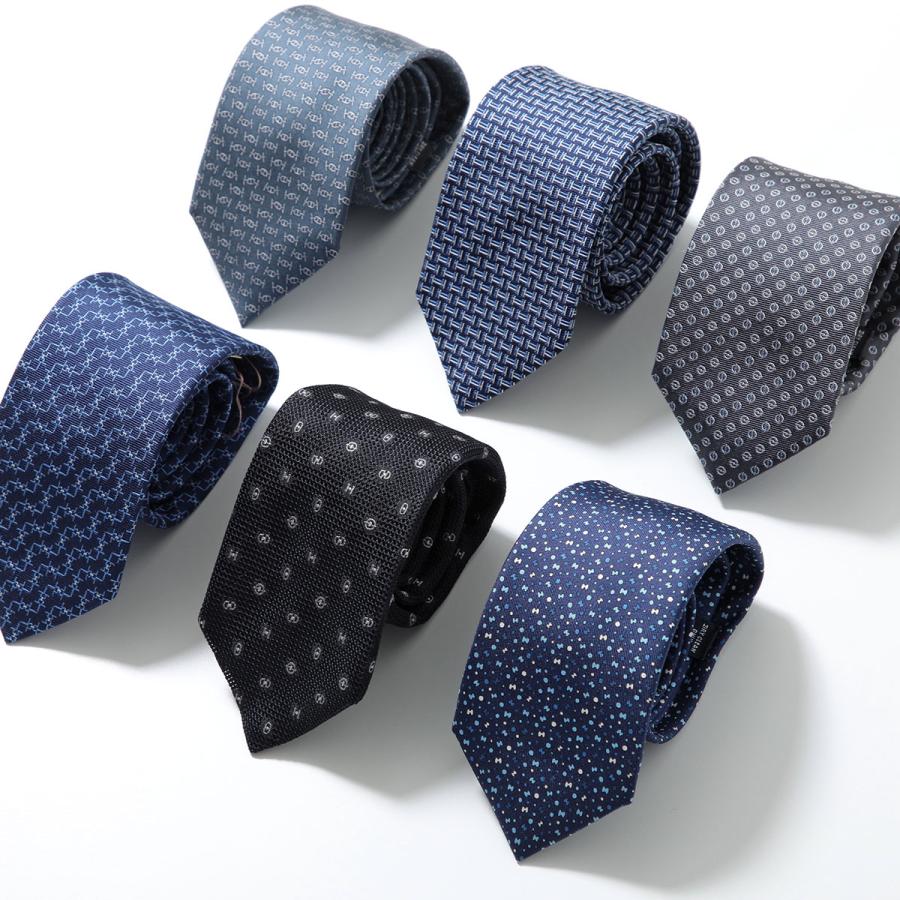 HERMES（エルメス） ネクタイ TIE メンズ フランス製 シルク H織りタイ