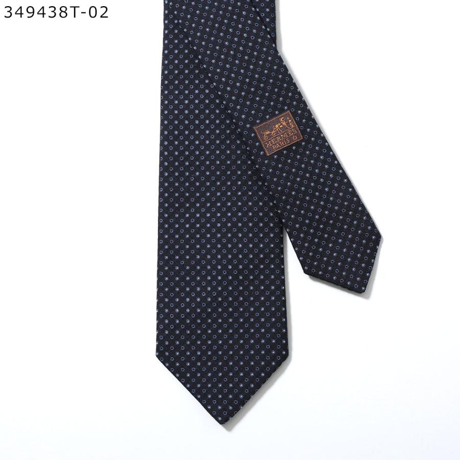 HERMES（エルメス） ネクタイ TIE メンズ フランス製 シルク H織りタイ