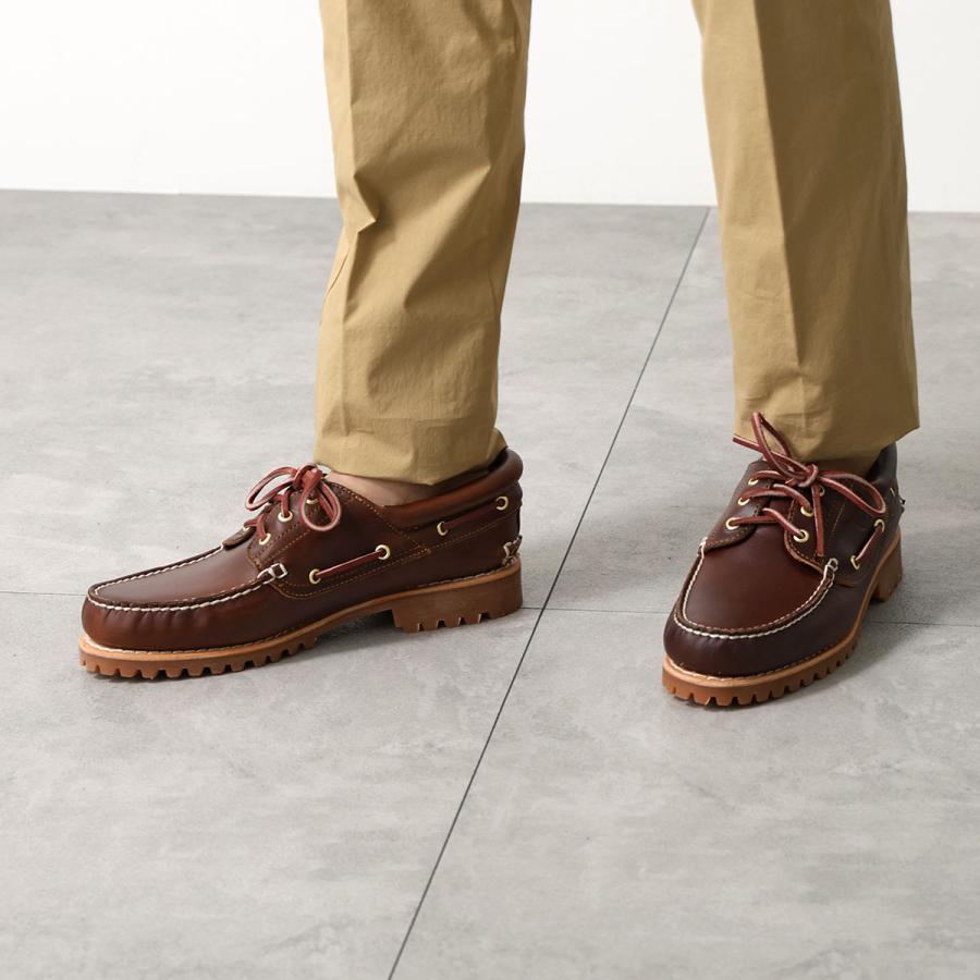 ティンバーランド バーガンディ レザー モカシン デッキシューズ26.5㎝ Timberland（ティンバーランド） ブーツ デッキシューズ BOAT SHOE