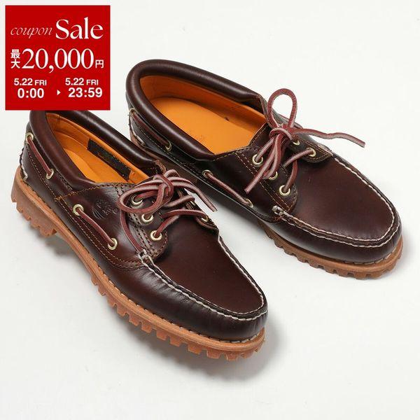 Timberland ティンバーランド ブーツ デッキシューズ BOAT SHOE 051304 レディース レザー モカシン ラバーソール 3eye 3cm 靴 214/BROWNの画像