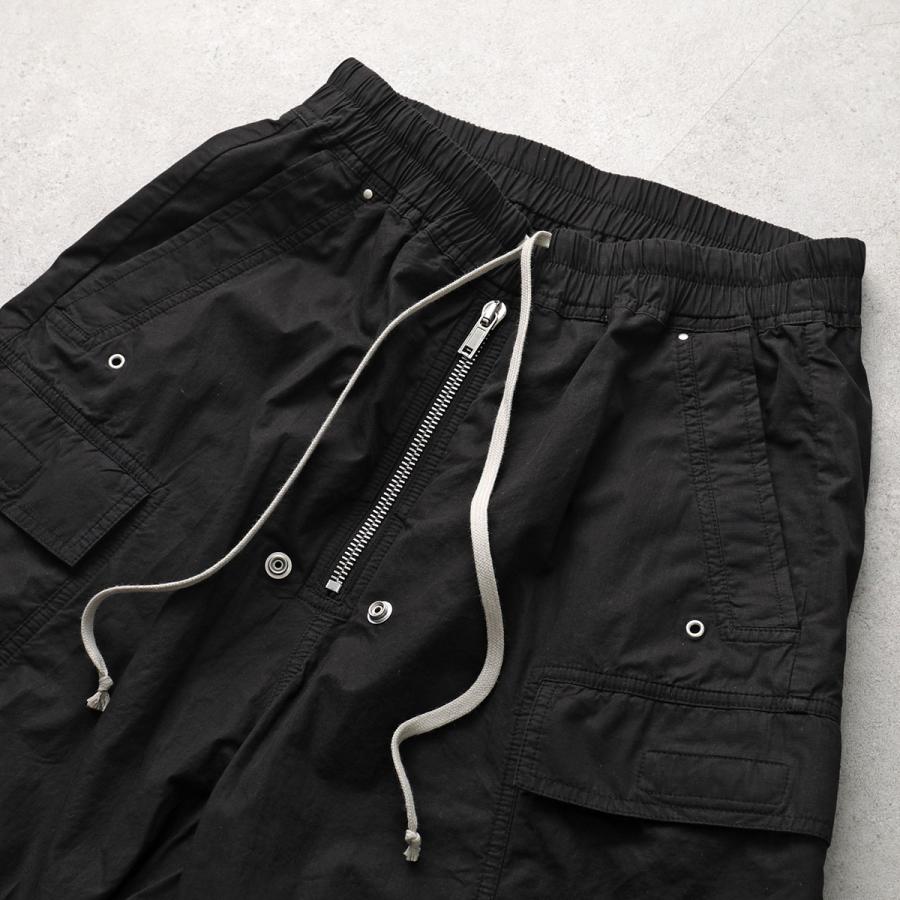 Rick Owens DRKSHDW リックオウエンス ダークシャドウ カーゴパンツ DOUBLE CARGO JUMBO BELAS DU01F4398 CR メンズ ワイド トートバッグ付 09/BLACKの画像