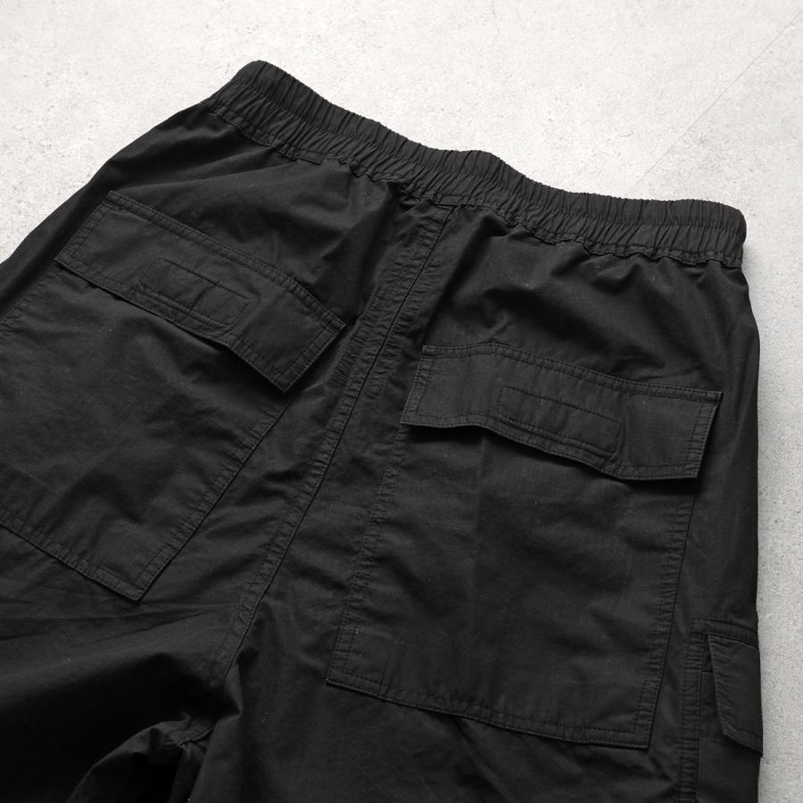 Rick Owens DRKSHDW リックオウエンス ダークシャドウ カーゴパンツ DOUBLE CARGO JUMBO BELAS DU01F4398 CR メンズ ワイド トートバッグ付 09/BLACKの画像