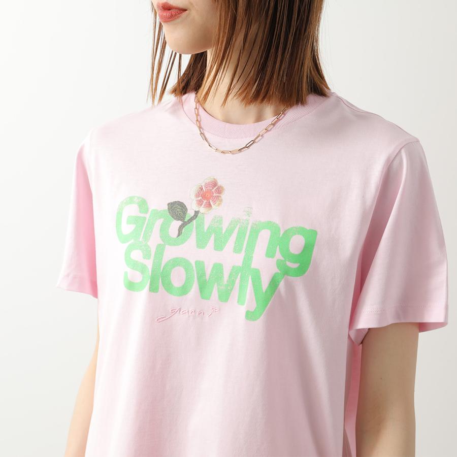 GANNI（ガニー） Tシャツ Basic Cotton Jersey Growing slowly