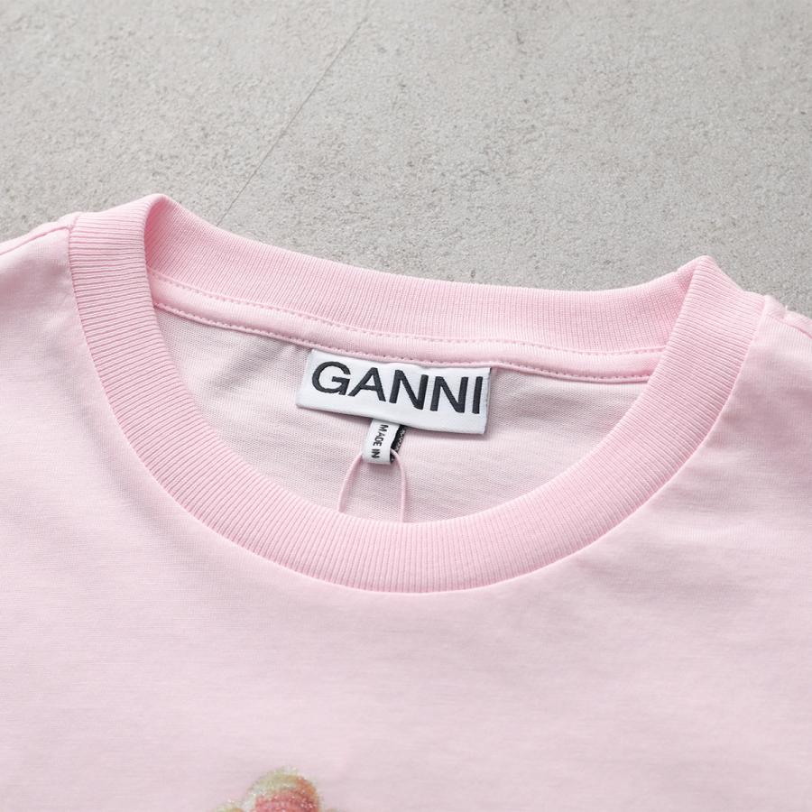 GANNI（ガニー） Tシャツ Basic Cotton Jersey Growing slowly
