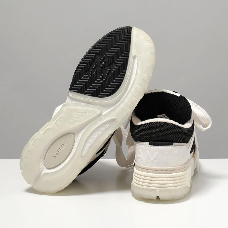 AMIRI アミリ スニーカー MA-1 AMFOSR1097 メンズ ロゴ ローカット チャンキーラバーソール レザー メッシュ  4cm シューズ 靴の画像