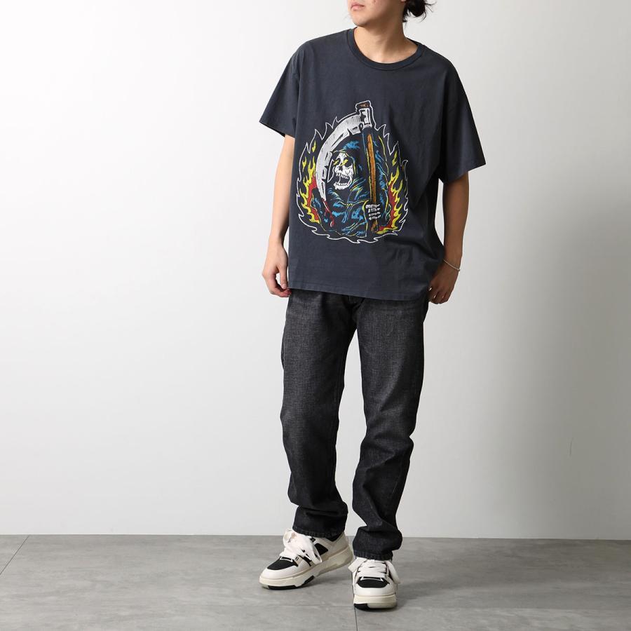 AMIRI アミリ スニーカー MA-1 AMFOSR1097 メンズ ロゴ ローカット チャンキーラバーソール レザー メッシュ  4cm シューズ 靴の画像