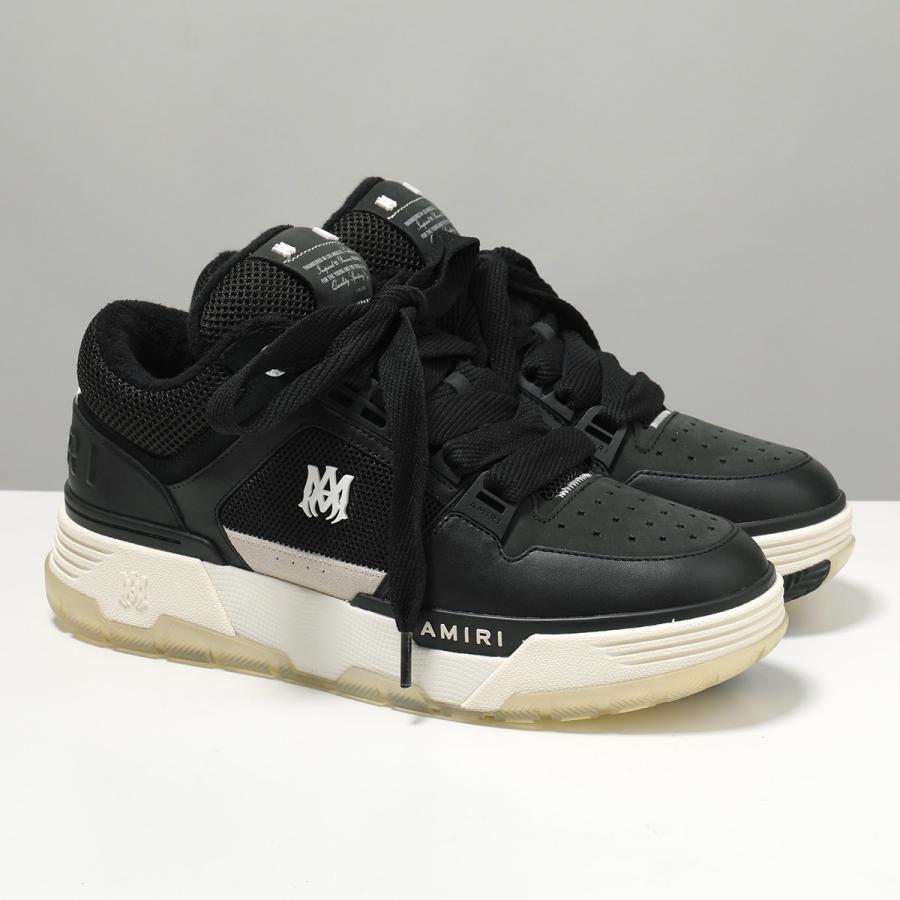 AMIRI アミリ スニーカー MA-1 AMFOSR1097 メンズ ロゴ ローカット チャンキーラバーソール レザー メッシュ  4cm シューズ 靴の画像