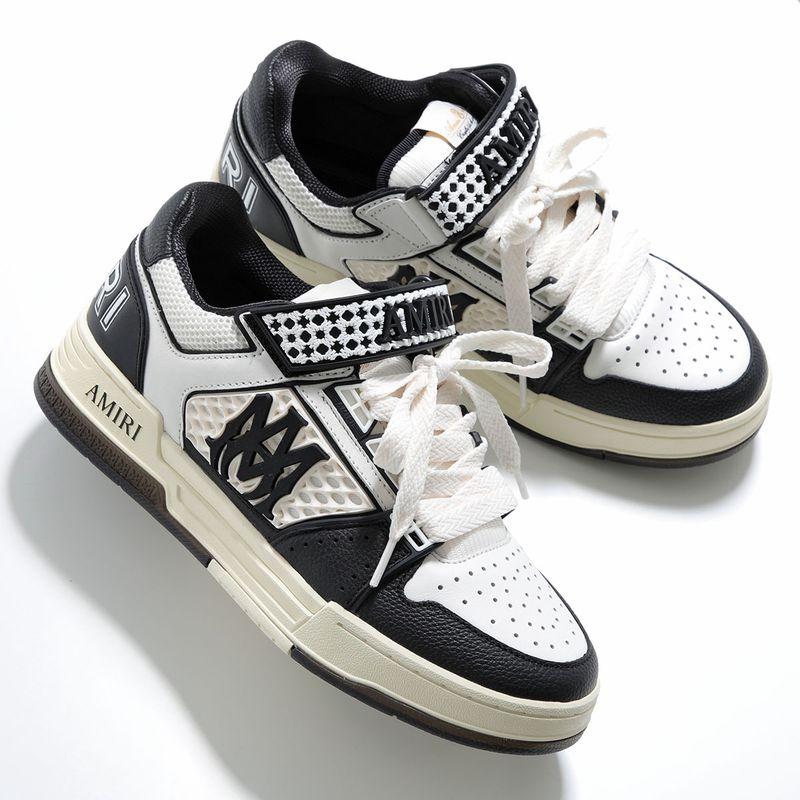AMIRI スニーカー 関税送料無料【AMIRI】BLACK AND WHITE SNEAKERS (AMIRI/スニーカー