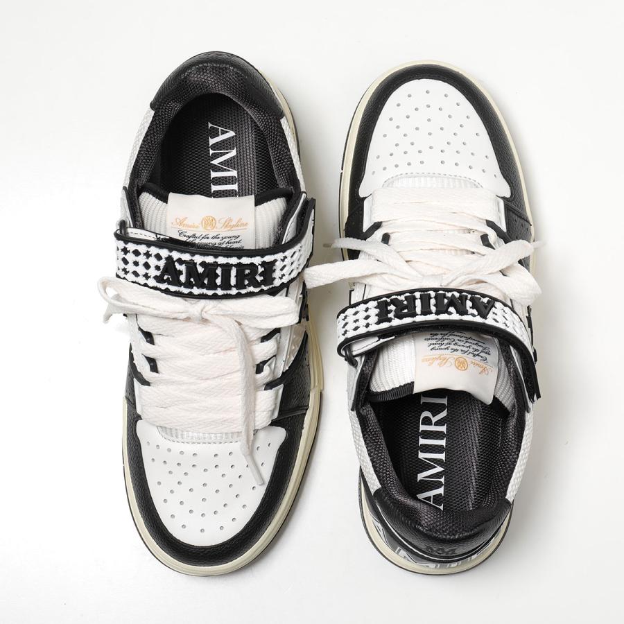 AMIRI カジュアルスニーカー ホワイト/ブラック AMIRI: ホワイト＆ブラック Skel Top ローカットスニーカー | SSENSE 日本