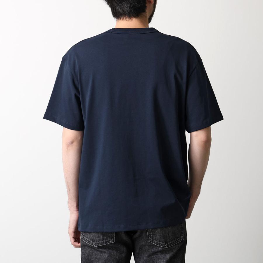 APC A.P.C. アーペーセー 半袖 Tシャツ COHBQ H26391 メンズ カットソー コットン ロゴT ちびロゴT フロッキープリント クルーネックの画像