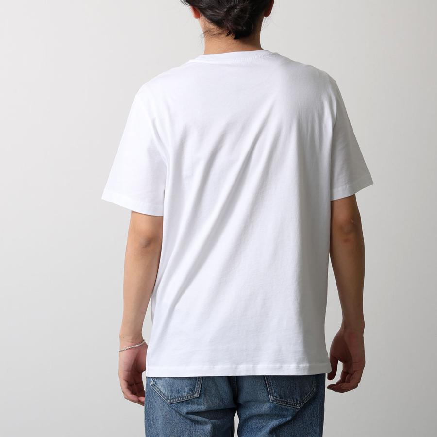 APC A.P.C. アーペーセー 半袖 Tシャツ COGYK M26462 メンズ カットソー クルーネック コットン ロゴ リブ AABの画像