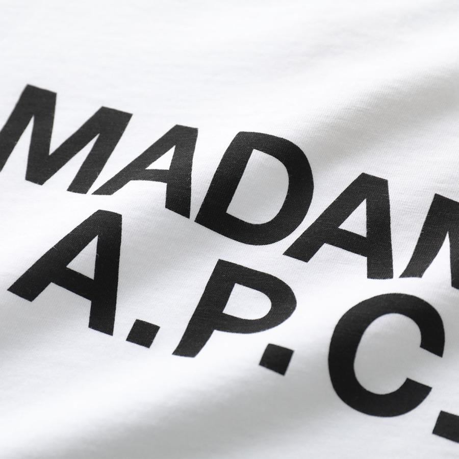 APC A.P.C. アーペーセー 半袖 Tシャツ COGYK M26462 メンズ カットソー クルーネック コットン ロゴ リブ AABの画像