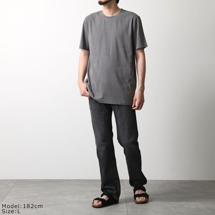 APC A.P.C. アーペーセー 半袖 Tシャツ COHBS M26465 メンズ カットソー コットン ロゴ バックプリント クルーネック ロゴT リブの画像