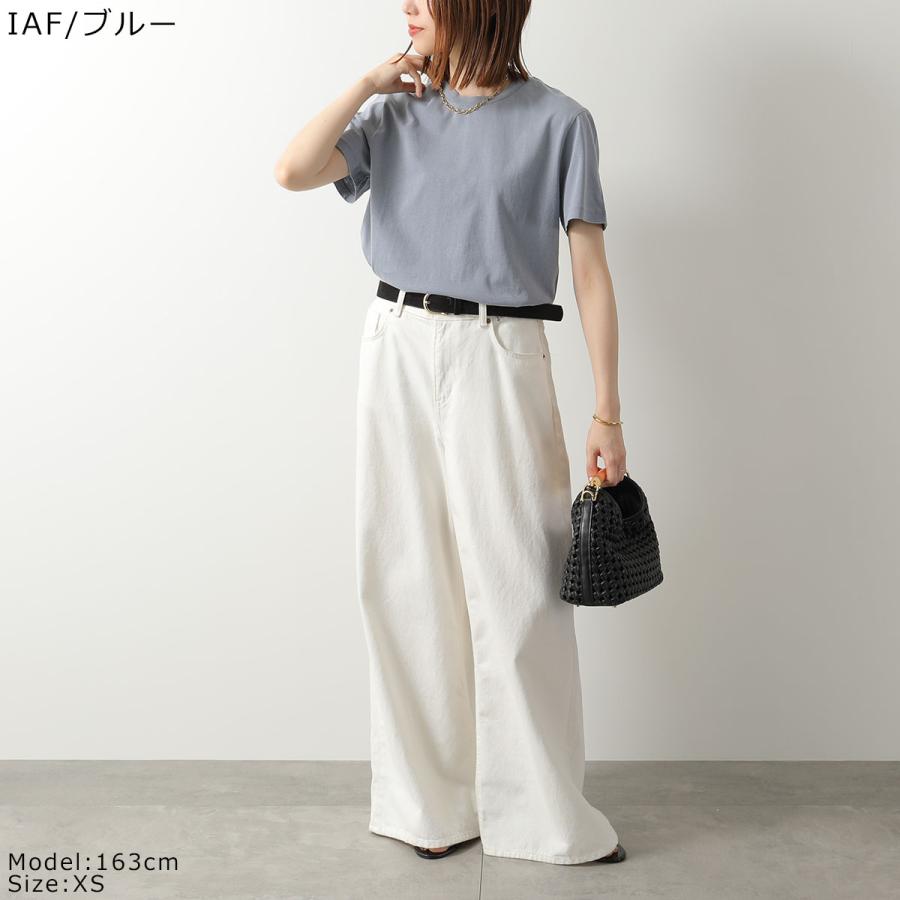 APC A.P.C. アーペーセー 半袖 Tシャツ COHBS M26465 レディース カットソー コットン ロゴ バックプリント クルーネック ロゴT リブの画像