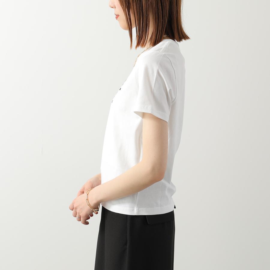 APC A.P.C. アーペーセー Tシャツ crop manche courte madame COHBW F26559 レディース 半袖 カットソー ロゴT コットン クルーネック AABの画像