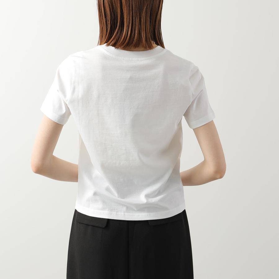 APC A.P.C. アーペーセー Tシャツ crop manche courte madame COHBW F26559 レディース 半袖 カットソー ロゴT コットン クルーネック AABの画像