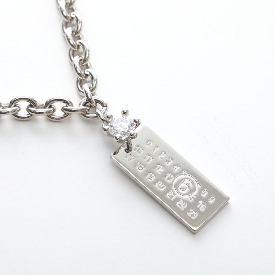 MM6 エムエムシックス メゾンマルジェラ ネックレス SM7UU0124 P9162 レディース メンズ ナンバリングロゴ ペンダント アクセサリー 951 SM7UU0124P9162951の画像