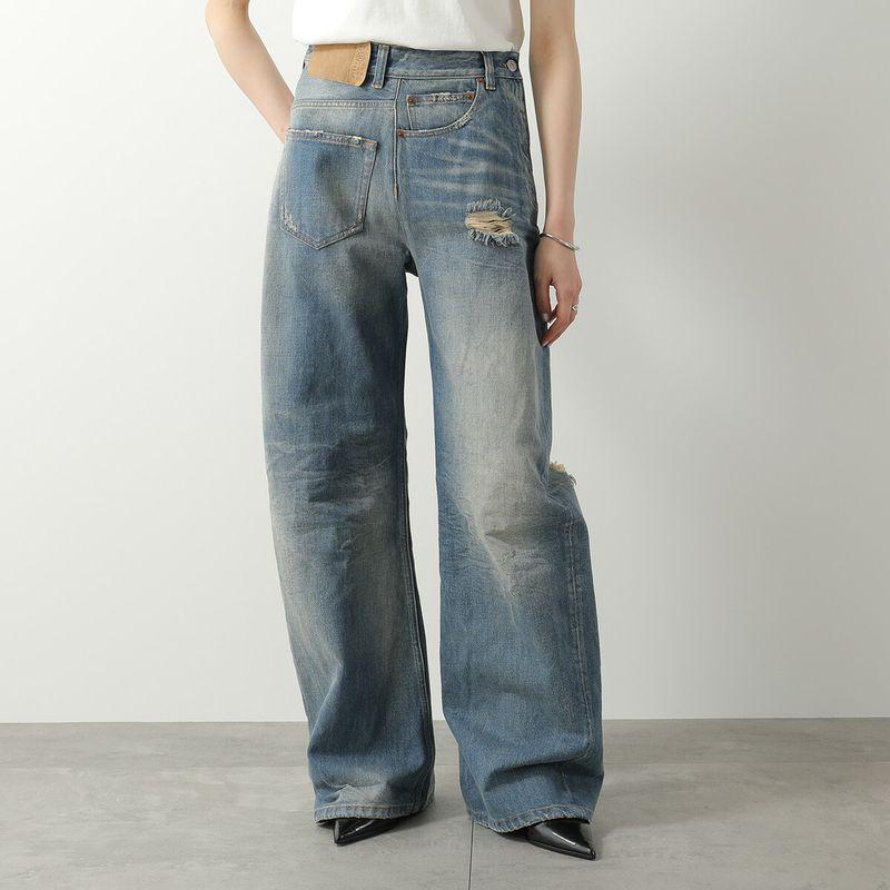 〈早い者勝ち・美品〉マルジェラ　MM6 デニムパンツ　即完売品　切り返し15ss MM6 エムエムシックス メゾンマルジェラ ジーンズ S52LA0243 M30016