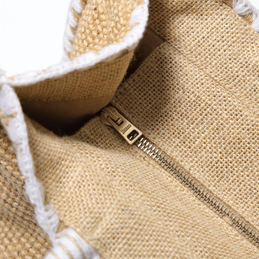 HERNO（ヘルノ） かごバッグ BAG00018D 90001 レディース ロゴ 刺繍