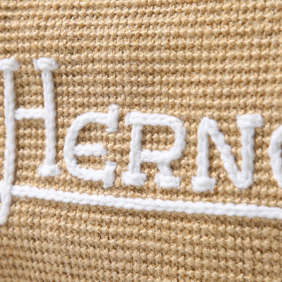 HERNO（ヘルノ） かごバッグ BAG00018D 90001 レディース ロゴ 刺繍