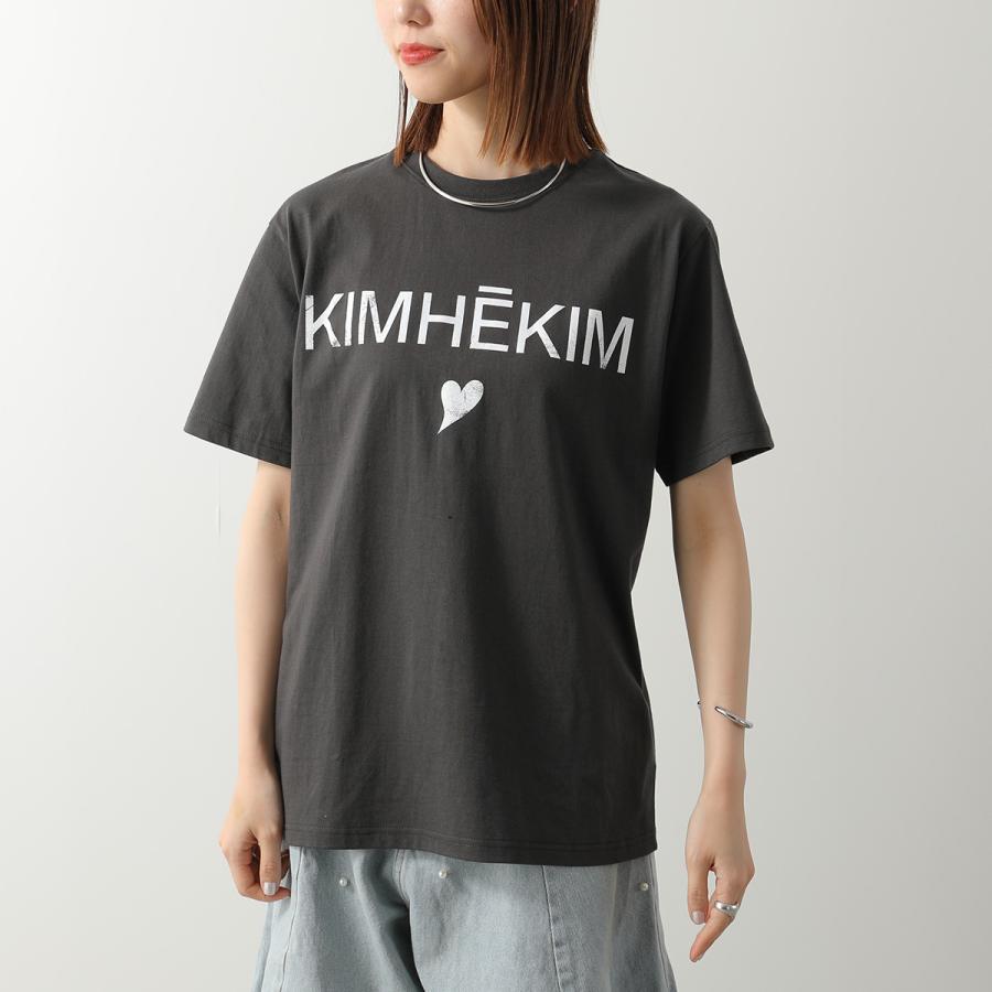 KIMHĒKIM ロゴ Tシャツ 新品タグ付き KIMHEKIM キムヘキム Tシャツ HEART VINTAGE PRINT T-SHIRT KHK-JS023